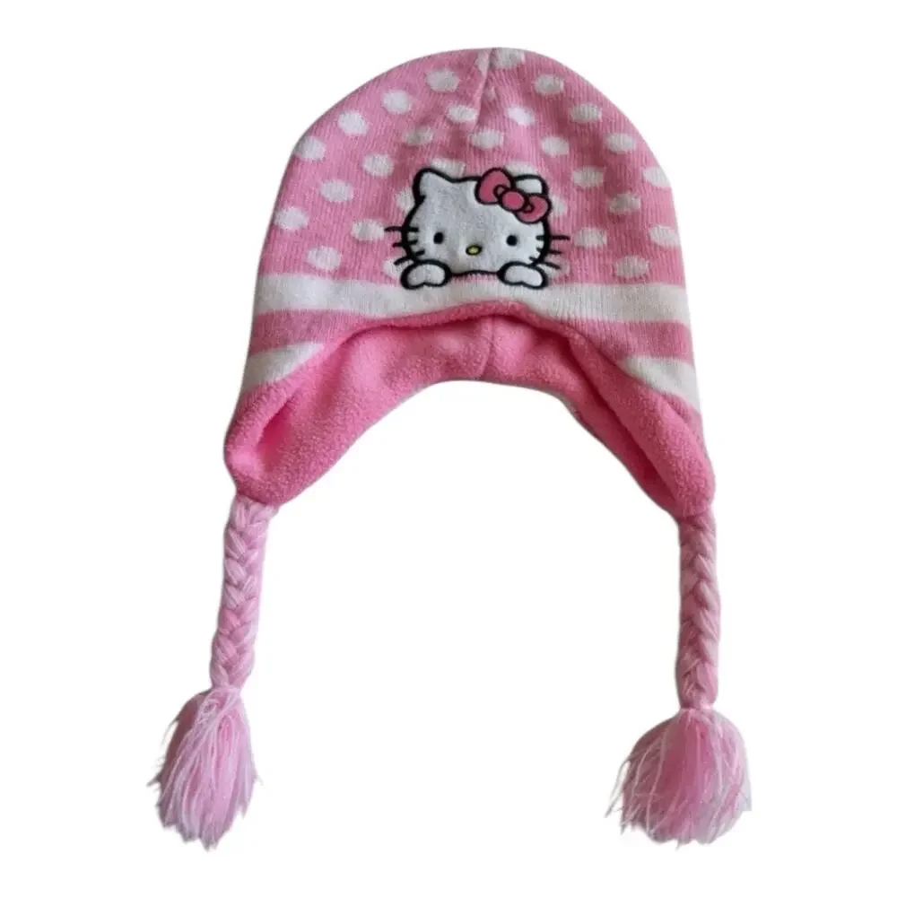 Nike Hello Kitty Girls 2T Bundle- Pink Fleece Hoodie Panda Sweatshirt Boots Hats